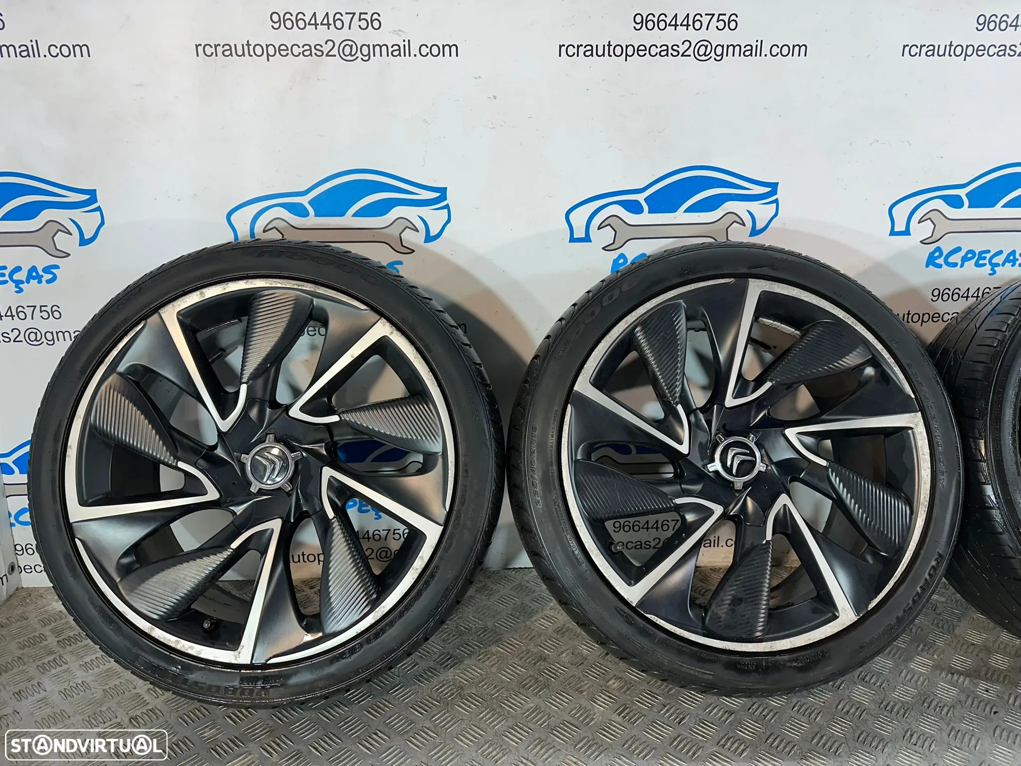 .Conjunto Jantes 19 Originais Citroen DS DS5 DS4 8.5J ET29 4x108 - 6
