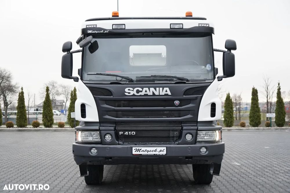 Scania P 410 / 6x4 / BASCULĂ DUBLU / HYDRODOLTA / BOARDMATIC / AUTOMATĂ / EURO 6 - 17
