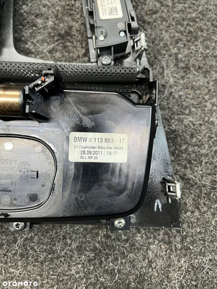 bmw f01 seria 7 ramka lewarka zmiany biegów 9113863 11419110 - 14