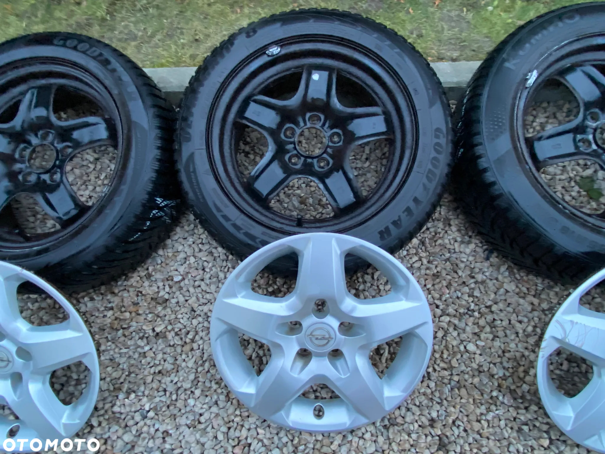 Opel Astra H Zafira Felgi strukturalne z oponami Koła 16" 5X110 6,5Jx16H2 ET39 - 4