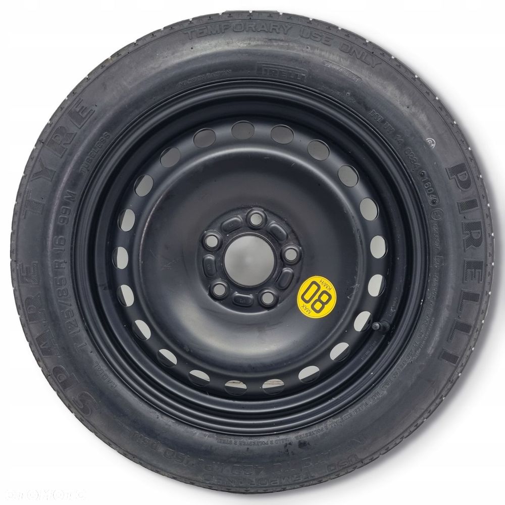 KOŁO DOJAZDOWE 125/85 R16 1S71MF 5x108 dojazdówka Ford Focus Mk2 C-Max - 1