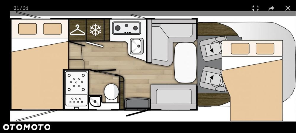 Benimar Tessoro 442 Northautokapp GARAŻOWANY TOP WERSJA - 12