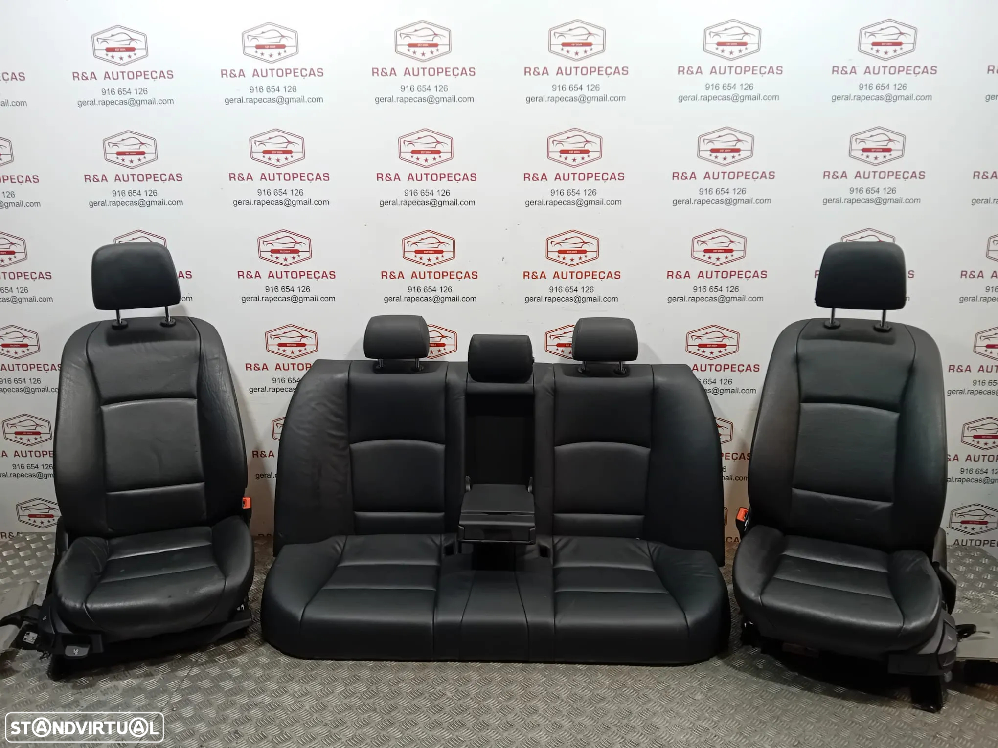 Conjunto de Bancos BMW Serie 5 F10 Pack M em Pele - 6