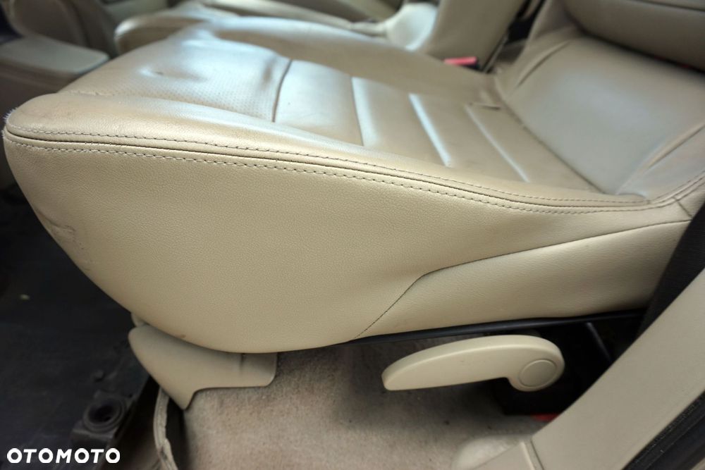FOTELE FOTEL PRZEDNI LEWY PRAWY KANAPA WNĘTRZE SCENIC GRAND II PH2 LIFT SKÓRA BEŻOWA 7-OS RENAULT 2006-2009 - 10