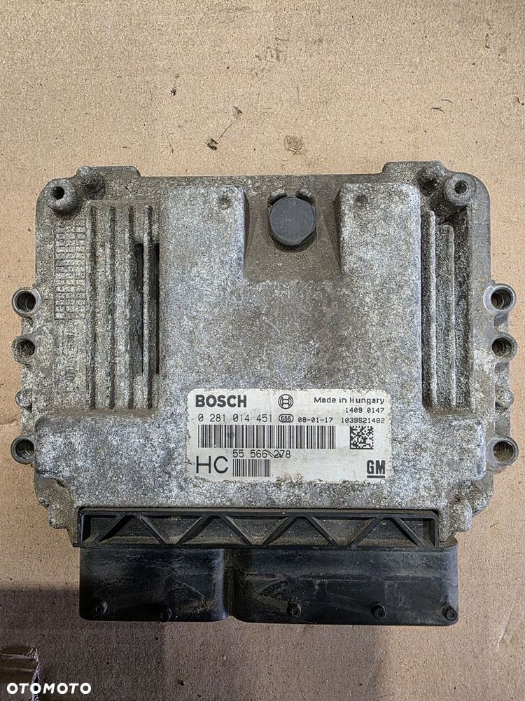 OPEL VECTRA C SIGNUM ASTRA H KOMPUTER STEROWNIK SILNIKA 1.9CDTI 55566278 - 1