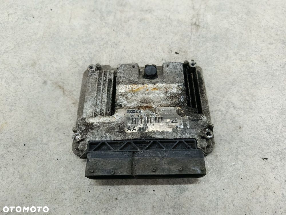 KOMPUTER, STEROWNIK SAAB 9-3 II 55354770 0281011970  BOSCH 1.9 TiD - 1