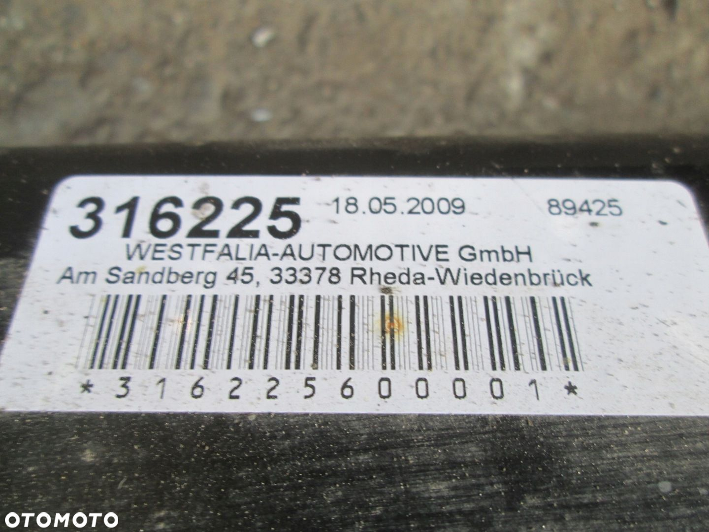 HAK BELKA HAKA RENAULT KOLEOS I 7711423453 WESTFALIA  MODUŁ  WIĄZKA - 5