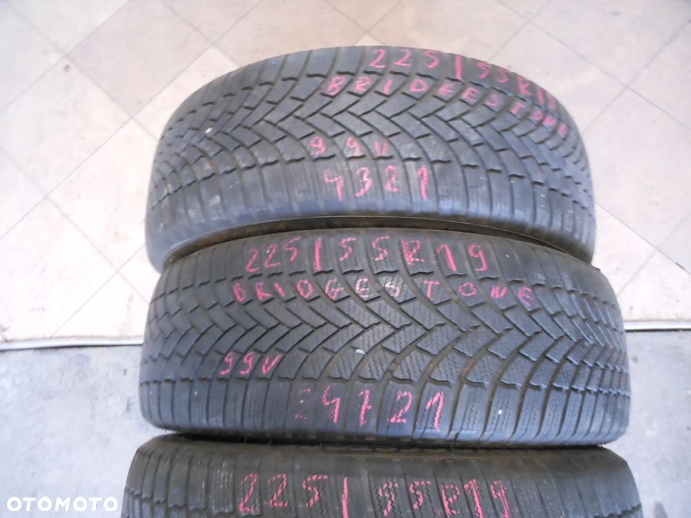 opony 225/55r19 bridgestone blizzak lm005 6mm zima komplet - 3