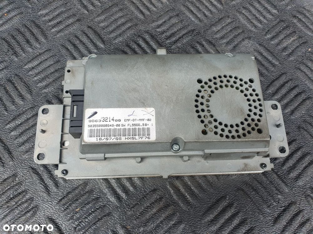 PEUGEOT 407 WYŚWIETLACZ EKRAN MONITOR 9663321480 - 3