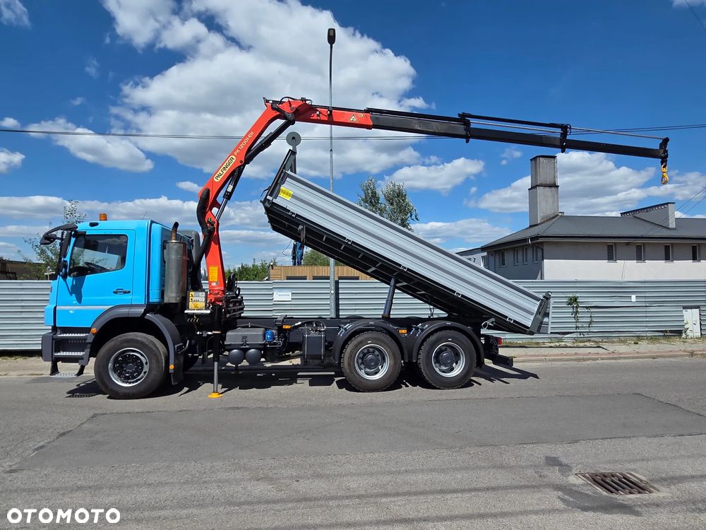 Mercedes-Benz AXOR 2633 // 6x4 330KM // PALFINGER PK12001 // 3 WYSUWY RADIOWY PILOT // NOWY KIPER WYWROTKA / NOWE OPONY - 4