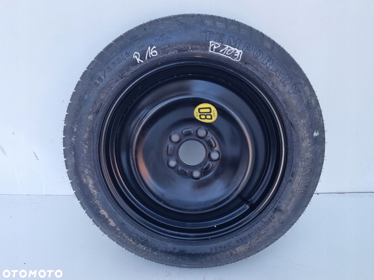 Ford C-Max Focus Mk2 II KOŁO DOJAZDOWE dojazdówka 125/85 R16 5x108 1S71MH - 1