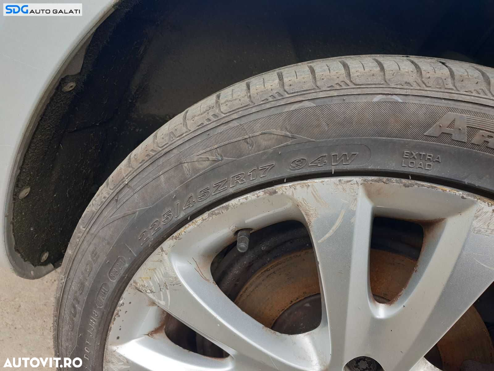 Set 4 Jante Roti Aliaj 5x112 225 45 17 R17 cu Anvelope Vara DOT 2021 Seat Toledo 3 2005 - 2009 [0263] - 9