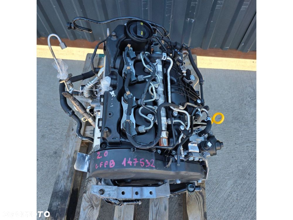 SILNIK KOMPLETNY AUDI VW SEAT SKODA 2.0 TDI CFF CFFB 147532 KM ORYGINAŁ !*3 - 4