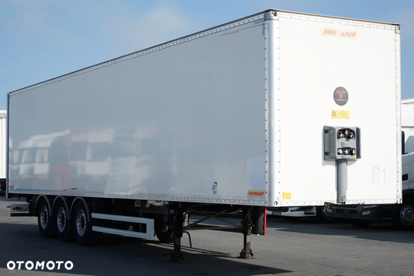 Fruehauf KONTENER / KOFFER / ROLETA / PODŁOGA BARDZO MOCNA : SZYNA-DESKA