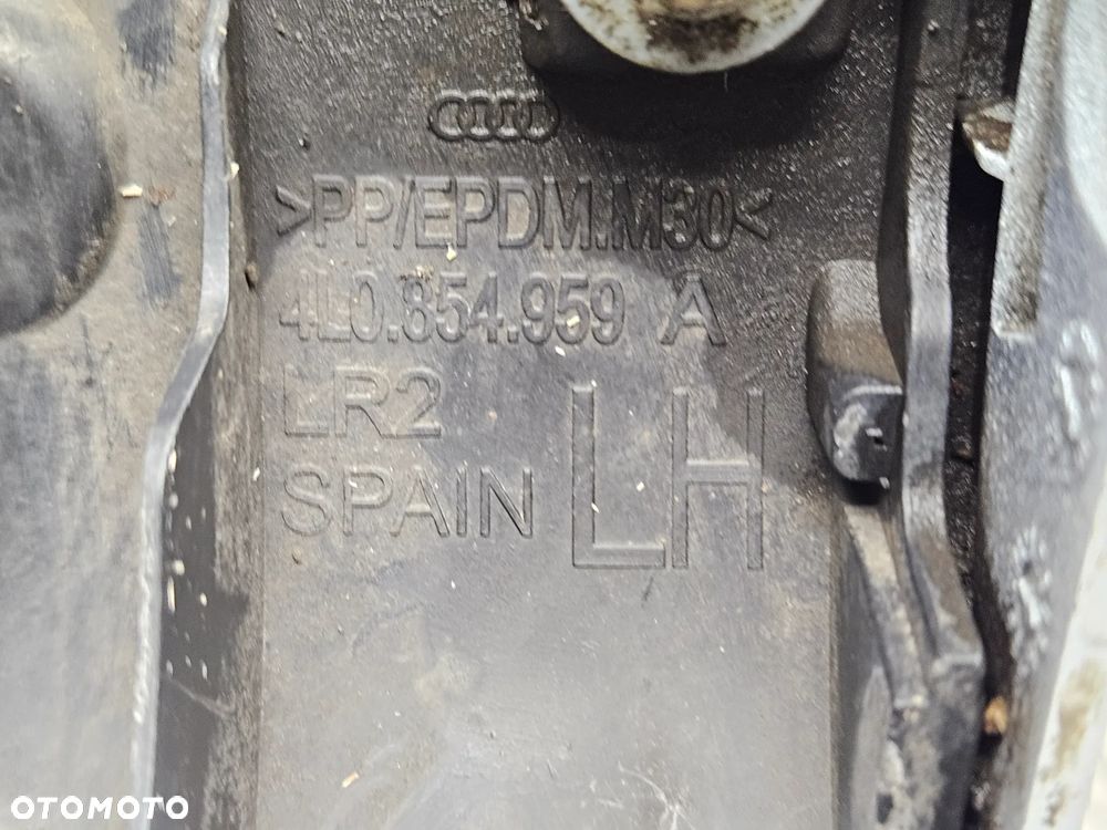 AUDI Q7 4L LIFT 09-15R LISTWA DOLNA S-LINE LISTWY DRZWI PRZOD TYL PRAWA LEWA BIALE LY9C 4L0853959 4L0853960 4L0853969 4L0853970 KOMPLET - 16