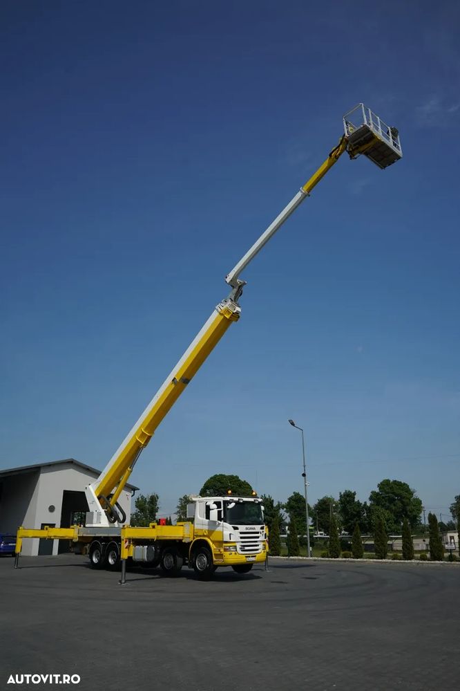Scania P 380 / 8x4 / Platformă de lucru aeriană / PALFINGER WT 700 / ÎNĂLȚIME DE LUCRU 70 M / - 27