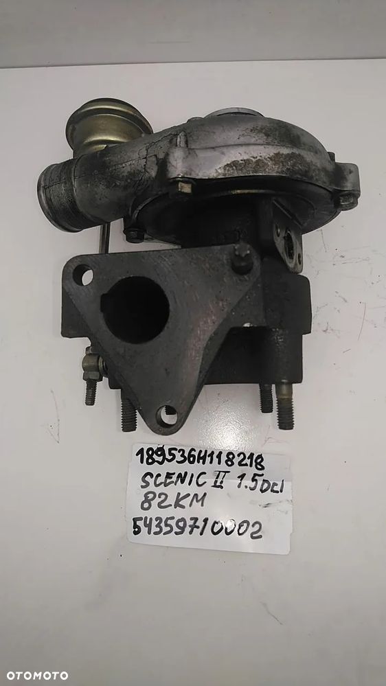 TURBINA 1.5 DCI 82KM SCENIC II 189536H118218 54359710002 - 5