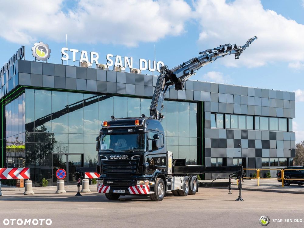 Scania R480 6x4 FASSI F660RA.2.26 HE-DYNAMIC HDS Żuraw Fly Jib Siodło - 9