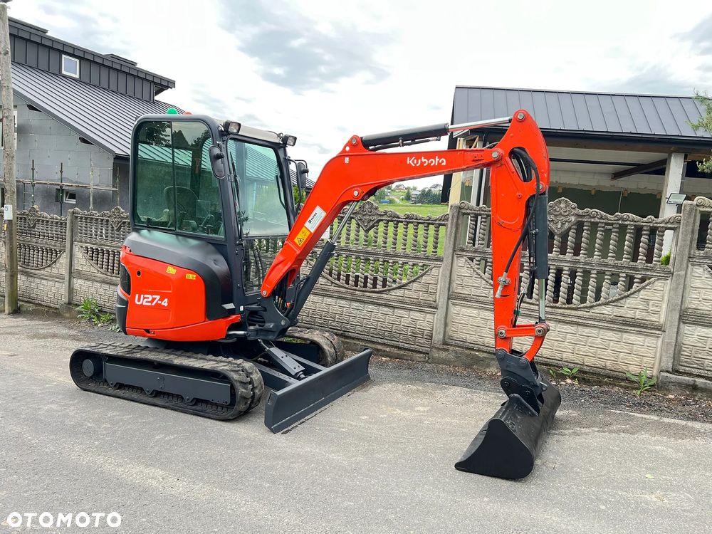 Kubota U27-4 * MiniKoparka Kubota U27 * Zerowy Obrys * 3 Tony * Stan Bardzo Dobry * - 7