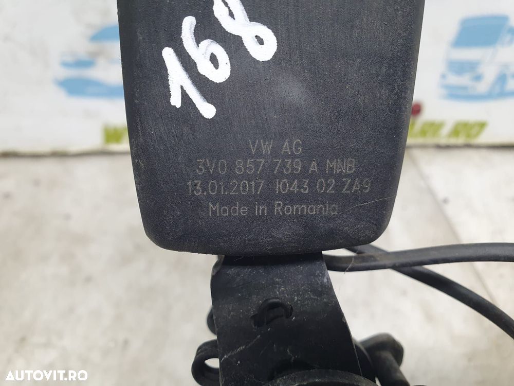Pretensioner centura spate 3v0857739a Skoda Kodiaq 1 [2017 - 2020] - 3