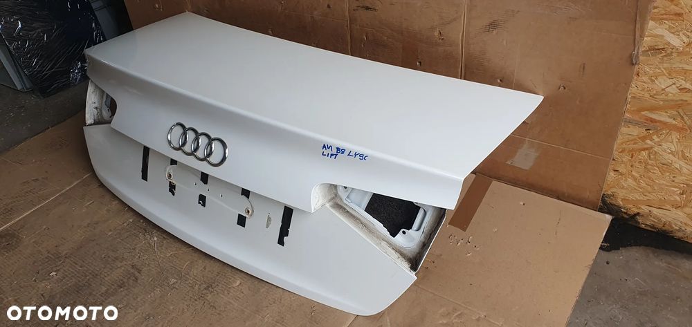 Klapa bagażnika tył tylna Audi A4 B8 Lift Sedan LY9C - 4