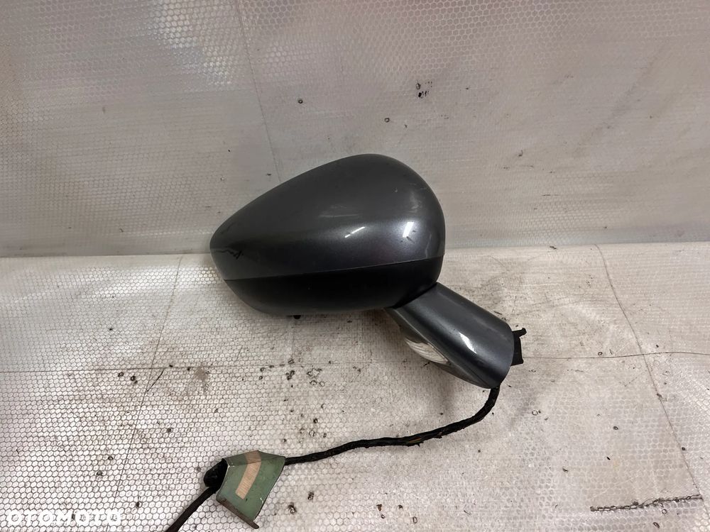 LUSTERKO PRZOD PRZEDNIE ELEKTRYCZNE PRAWE CITROEN C5 III X7 KTH SZARY PODSWIETLANE 10PIN