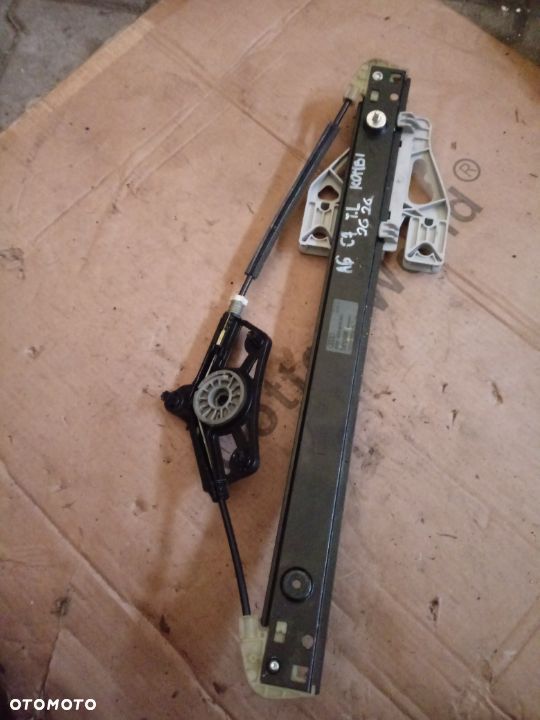 MECHANIZM OPUSZCZANIA SZYBY AUDI A6 S6 C7 4G0839461 - 1