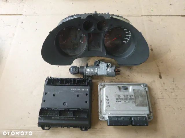 ZESTAW STARTOWY KOMPUTER STACYJKA IMMOBILIZER LICZNIK SEAT IBIZA III CORDOBA II 1.9 SDI 038906012EM - 2