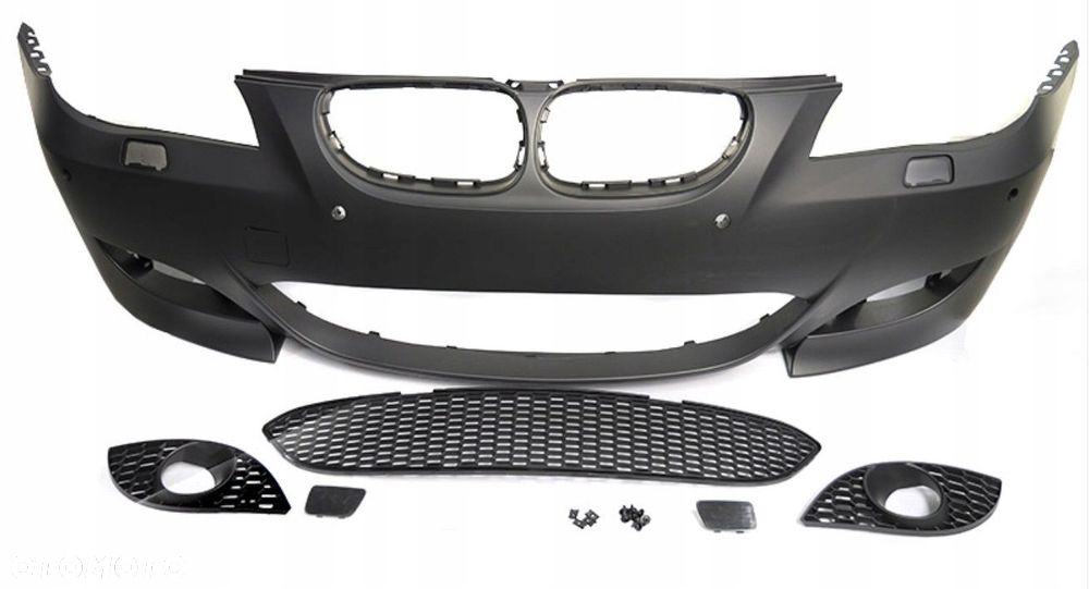 Zderzak Przod kpl Kratki PDC Tuning Sport M5-look Bmw 5 e60 e61 Lift LCI 07 - 4