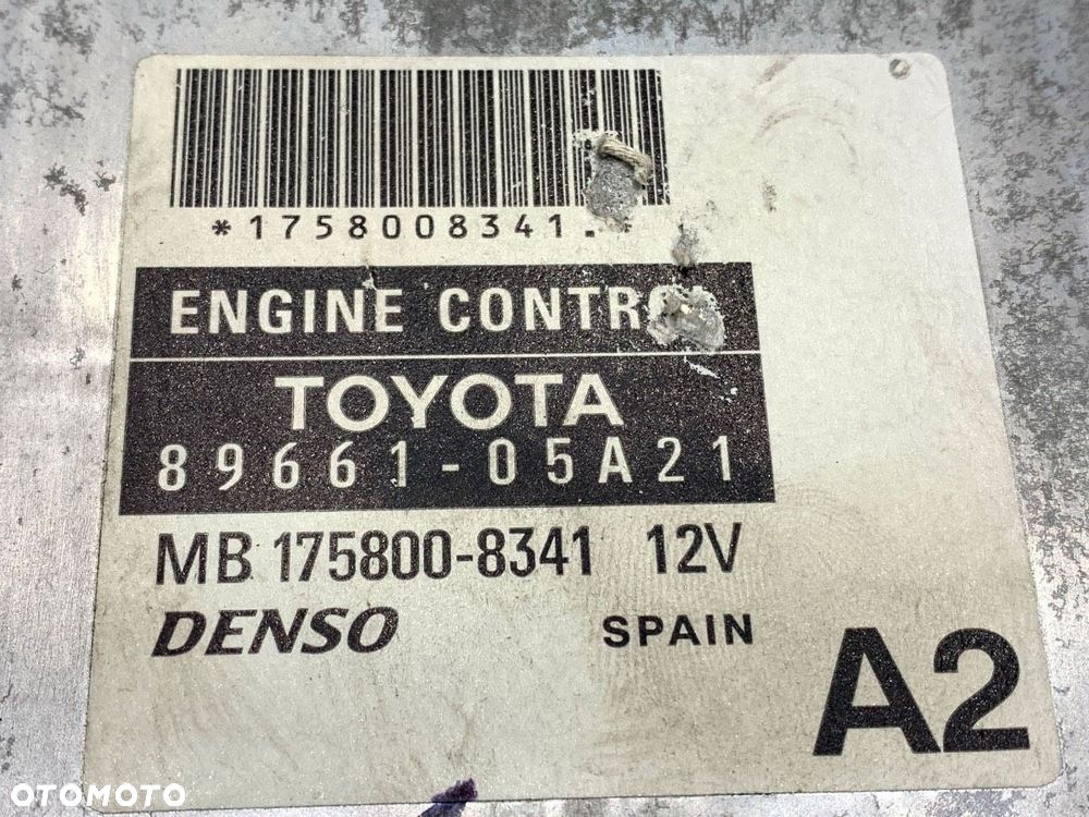 KOMPUTER SILNIKA  TOYOTA AVENSIS sedan (_T25_) 2003 - 2008 2.0 D-4D (ADT250_) 93 kW [126 KM] olej - 4