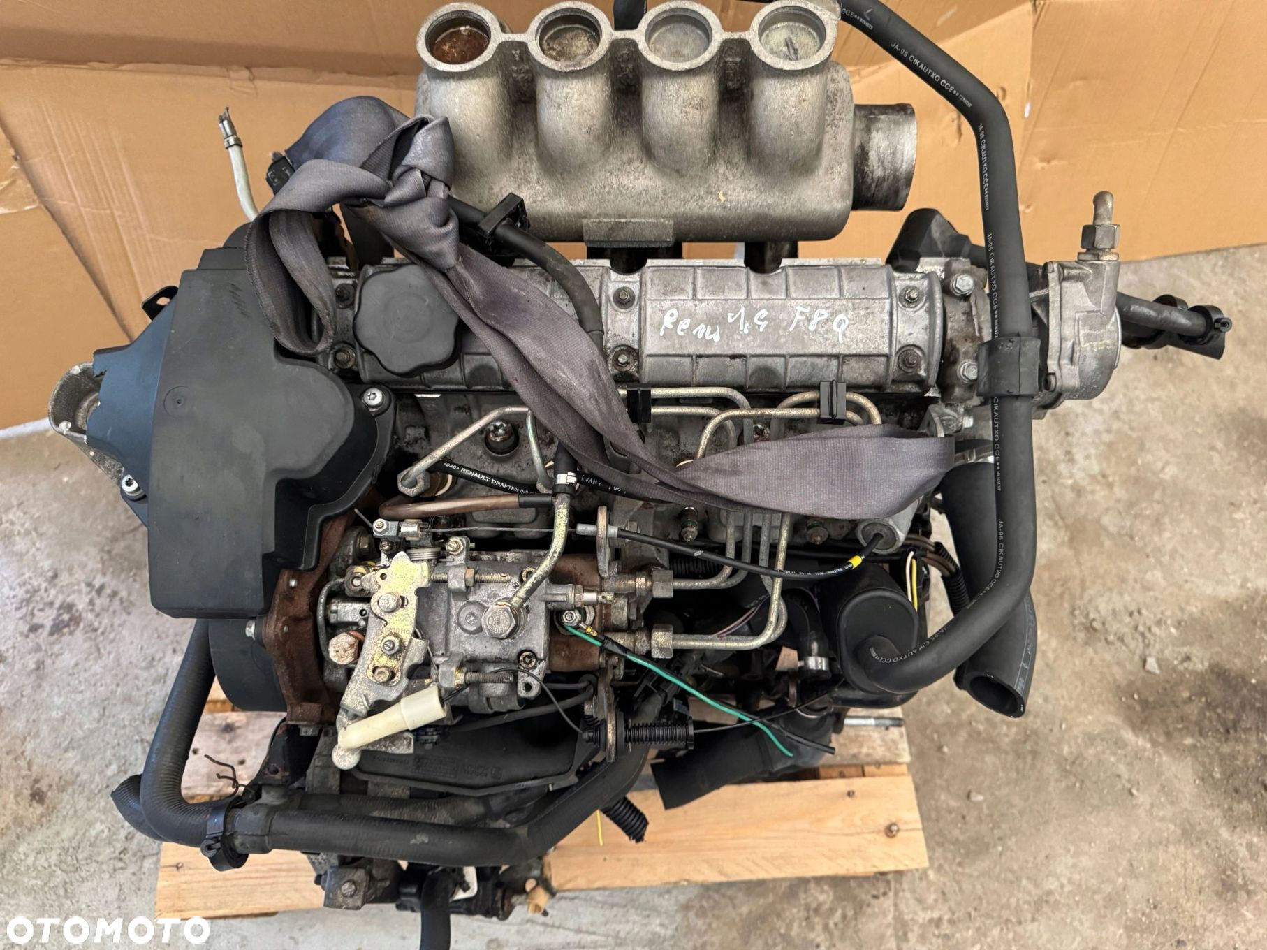 SILNIK KOMPLETNY RENAULT 19 CLIO KANGOO 1.9 D 65KM F8Q SPRAWDZONY - 4