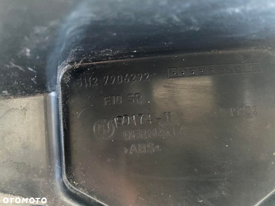 BMW F10 MPAKIET ŚLIZG UCHWYT ZDERZAKA TYŁ SEDAN 7906292 - 5