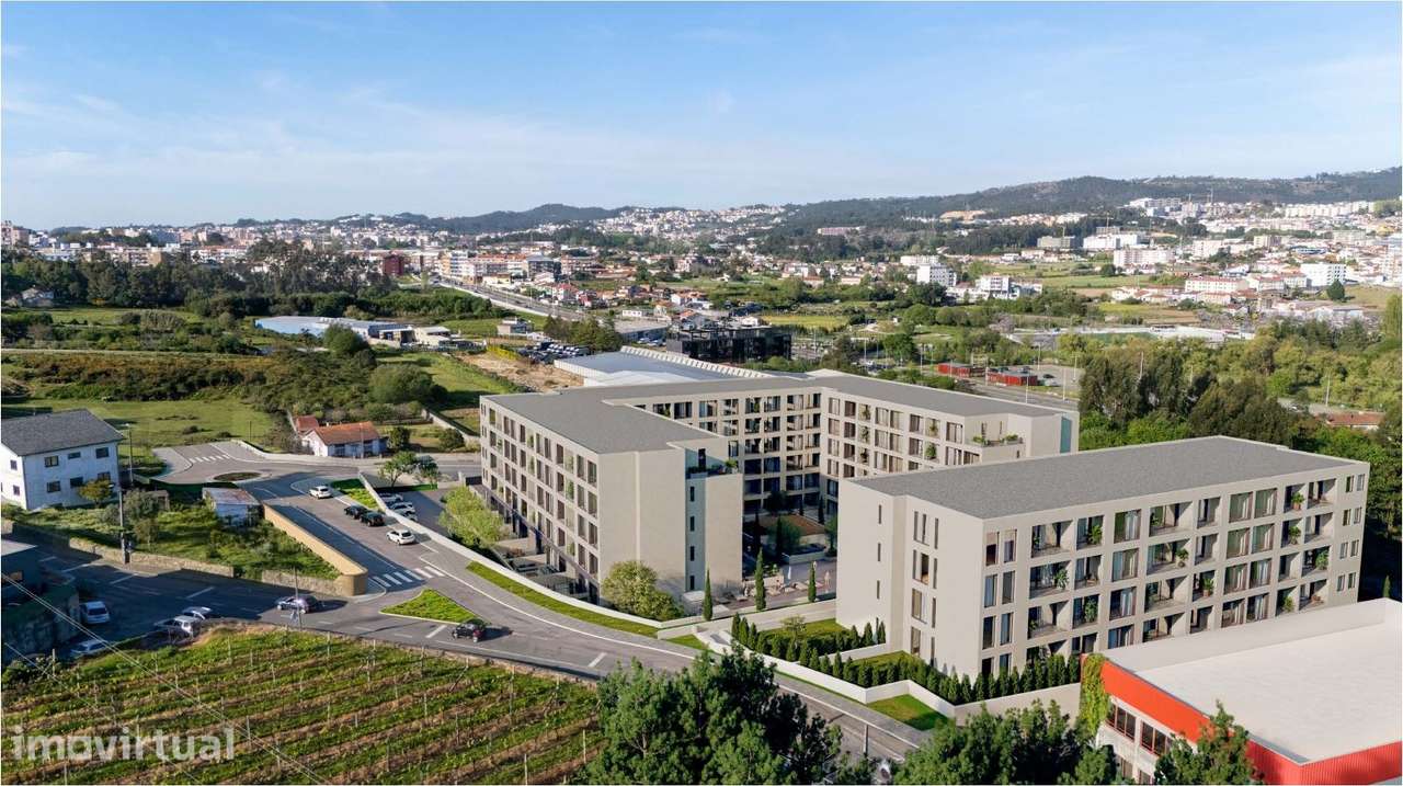 T1 num Empreendimento Novo, em Fânzeres Gondomar, com Varanda! - Grande imagem: 2/25
