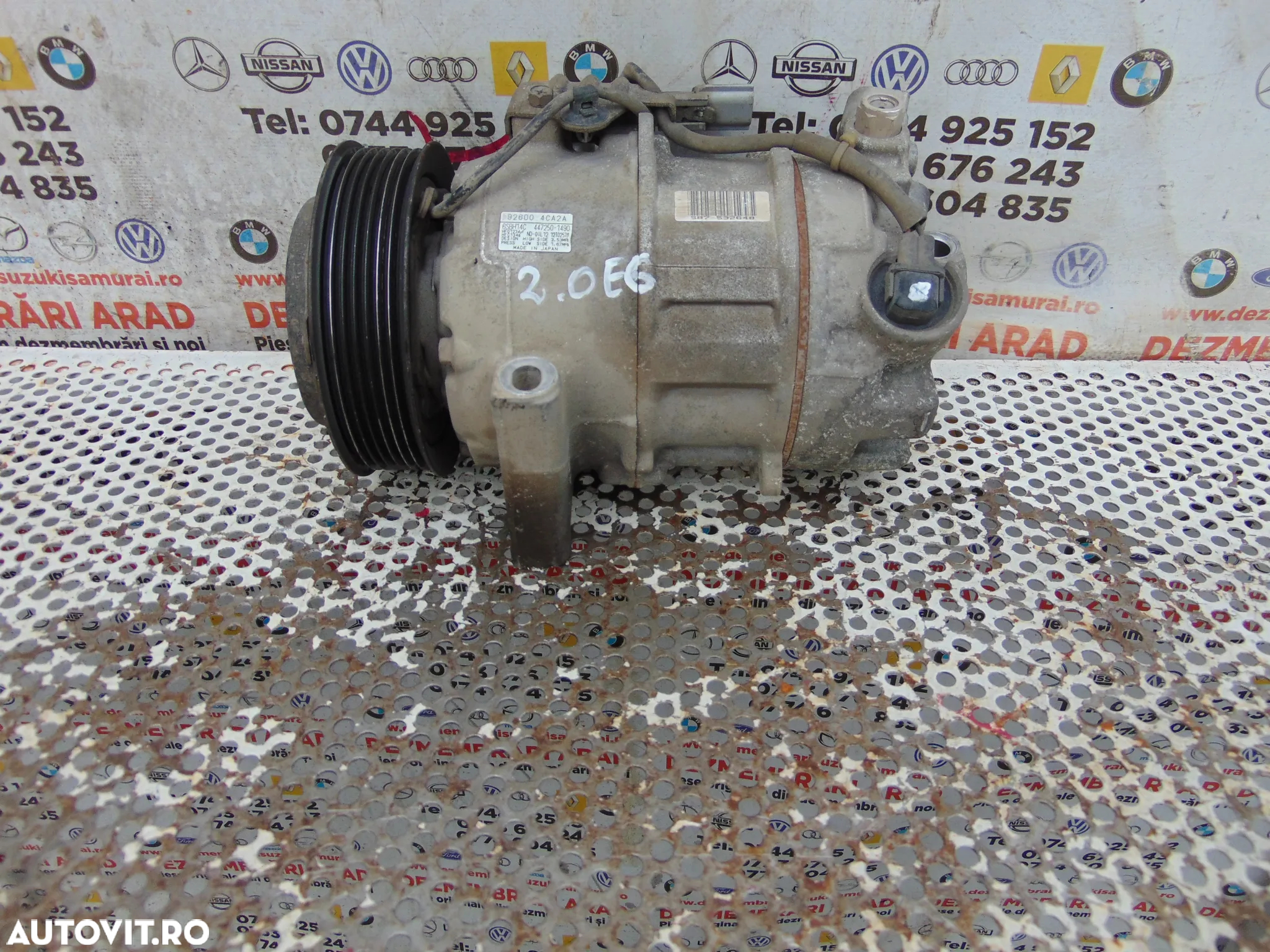 Compresor clima Nissan X trail t32 2.0 Renault Koleos dupa 2014 m9r cod 926004ca2a talisman dupa 2014 - 3