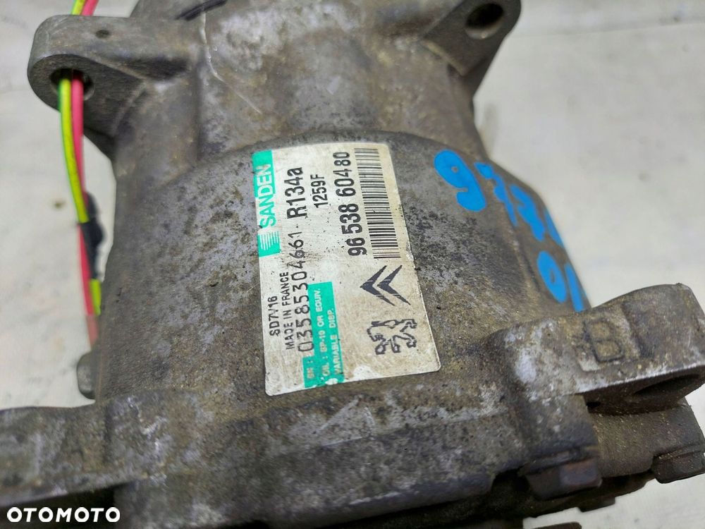 Kompresor Sprężarka Klimatyzacji 9653860480 Citroen Jumpy 2.0 Hdi - 4