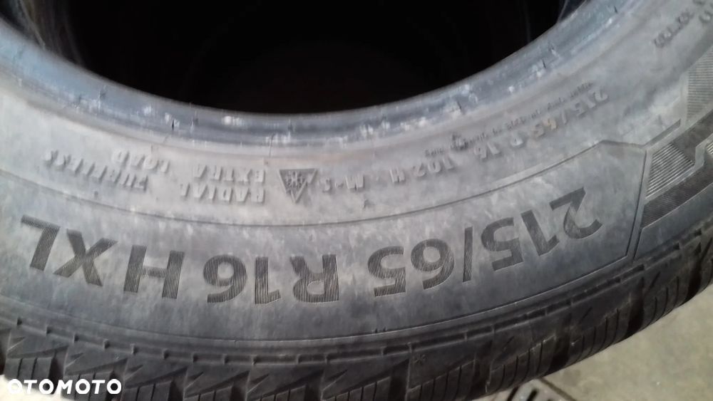 4 opony zimowe barum polaris 5 215/65/16 - 11
