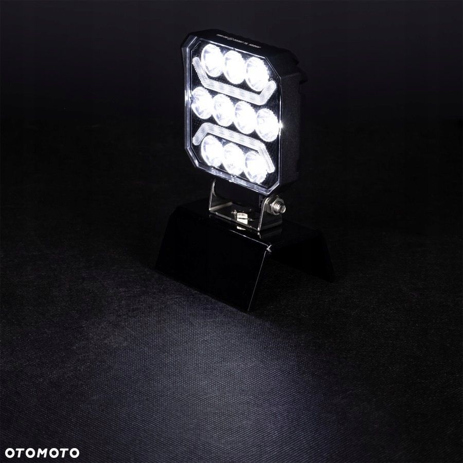 lampa robocza led 10xled + 2x pasek led biały do pojazdów i maszyn - 2
