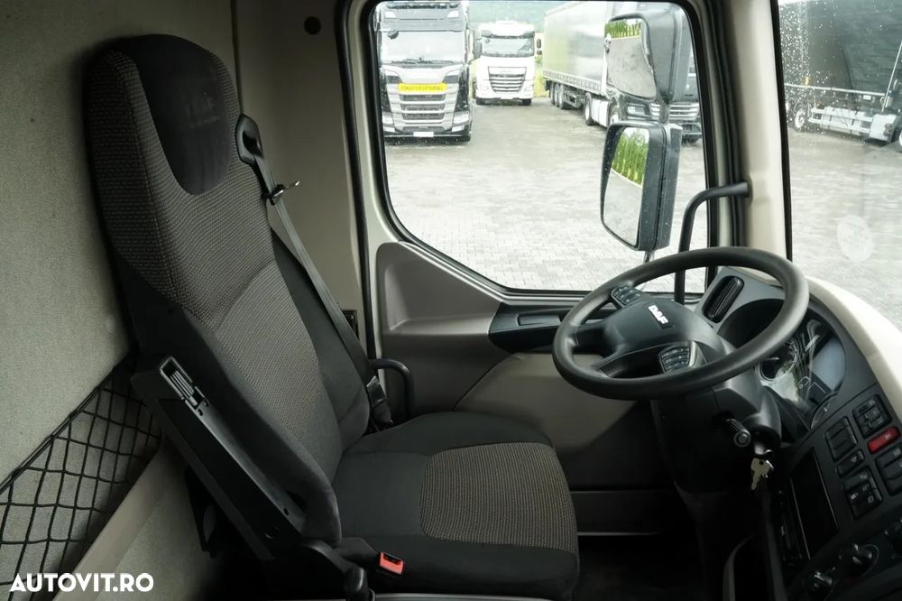 DAF LF 260 / 4X2 / LIVRARE - 7.30 + HDS HYVA HC 153 / RADIOCOMANDĂ / ROTATOR / AUTOMATĂ / EURO 6 - 30