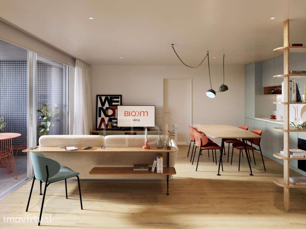 Apartamento T2 com varanda e estacionamento na Quinta da Moreira - Grande imagem: 3/44