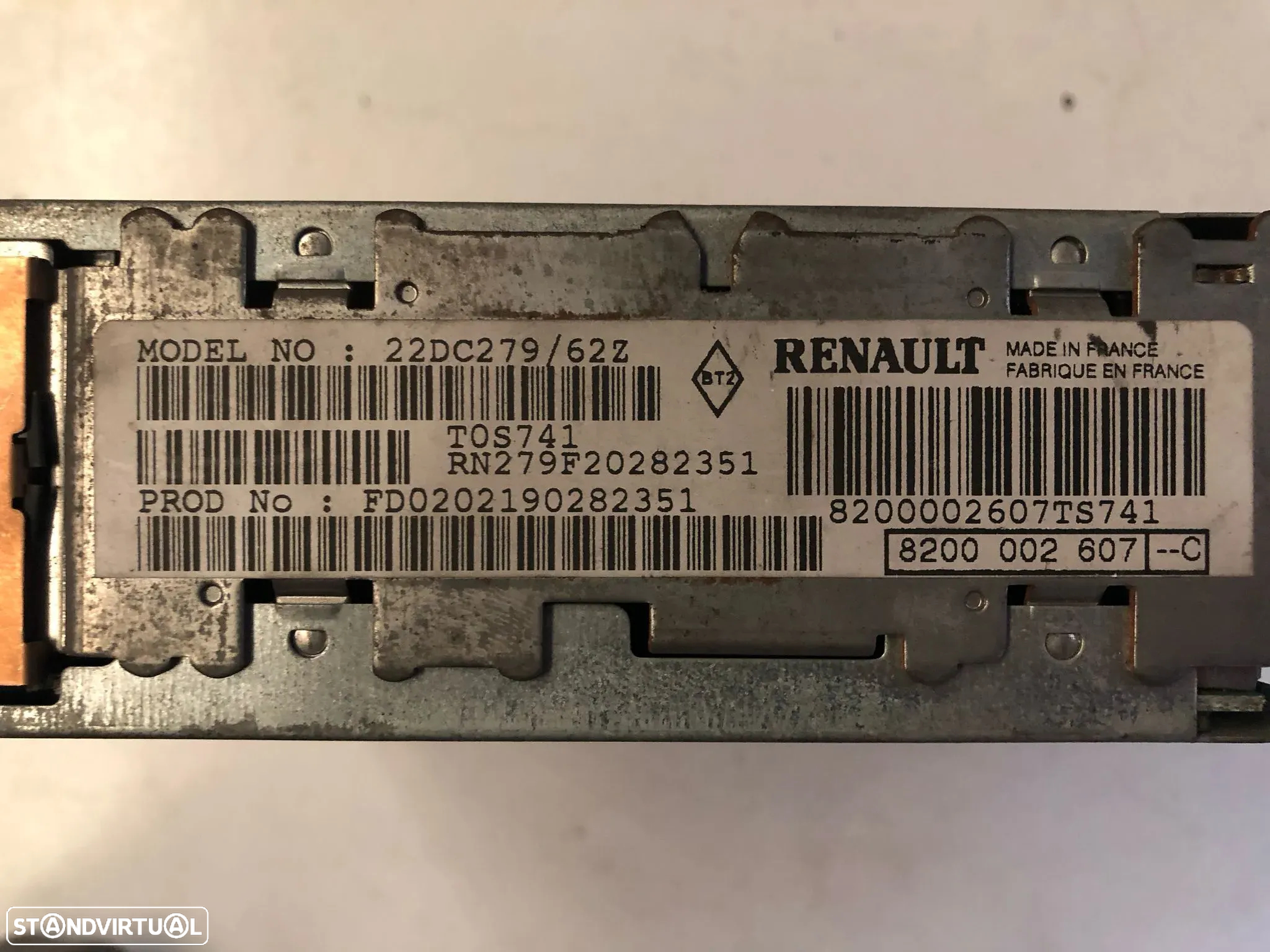 RENAULT LAGUNA II AUTO RADIO CD - R144 - 4