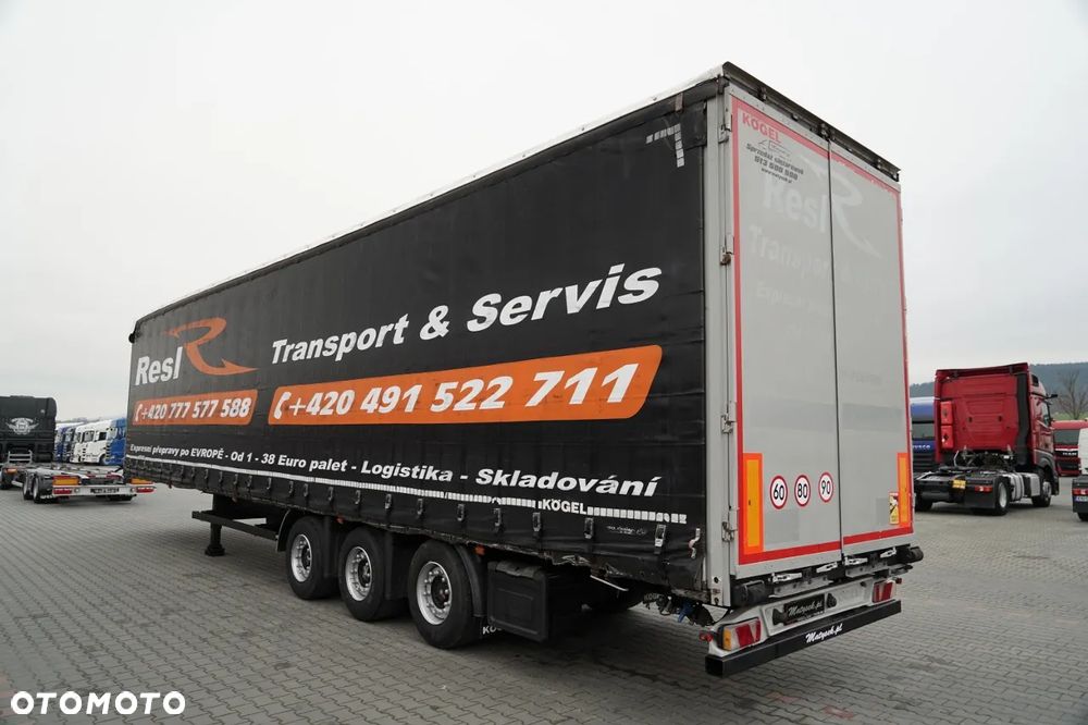 Kögel FIRANKA / MEGA / OŚ PODNOSZONA / OSIE SAF / DACH PODNOSZONY / LOW DECK - 5