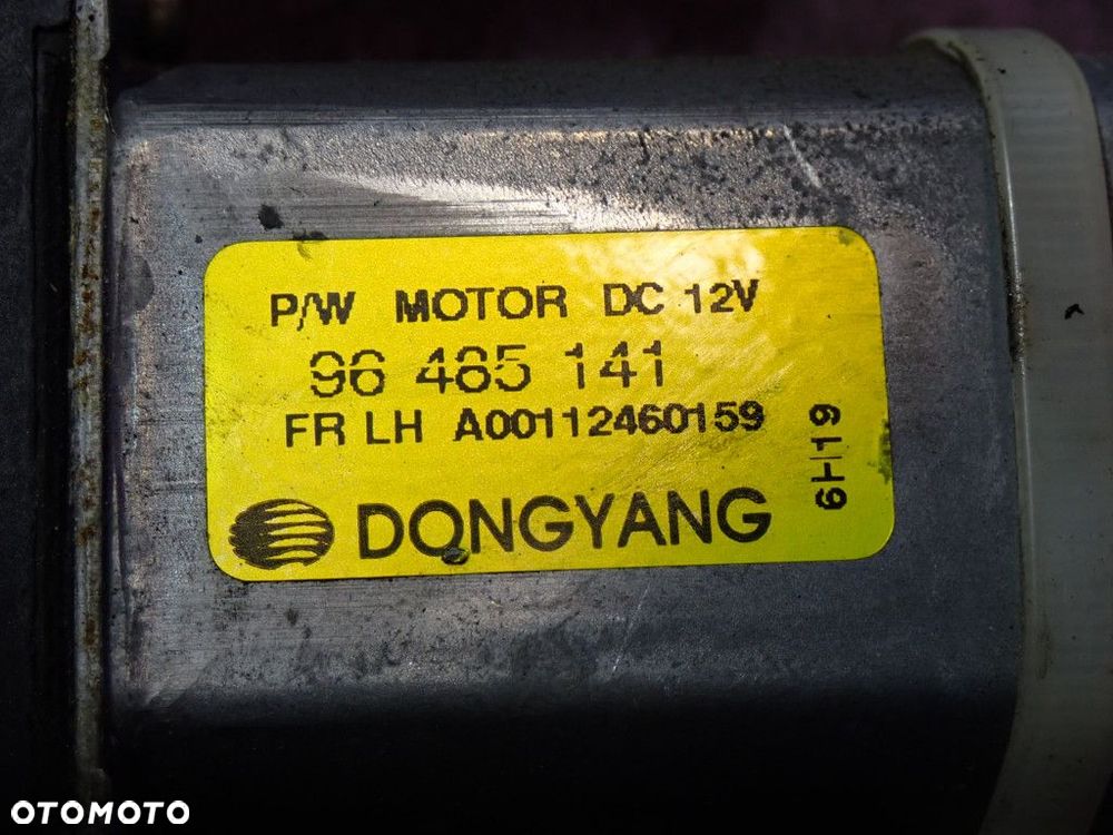 CHEVROLET SPARK II HB 5D 03-11 0,8 PODNOŚNIK SZYBY PRZÓD LEWY 96485141 - 8