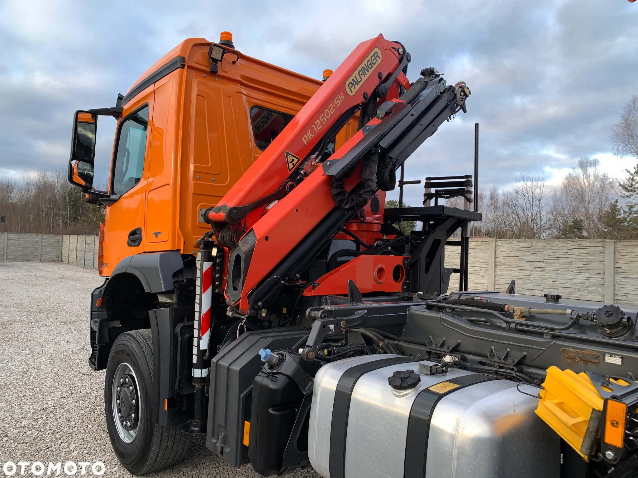 Mercedes-Benz AROCS 1835, 4X4, MEILLER + PALFINGER, - 12