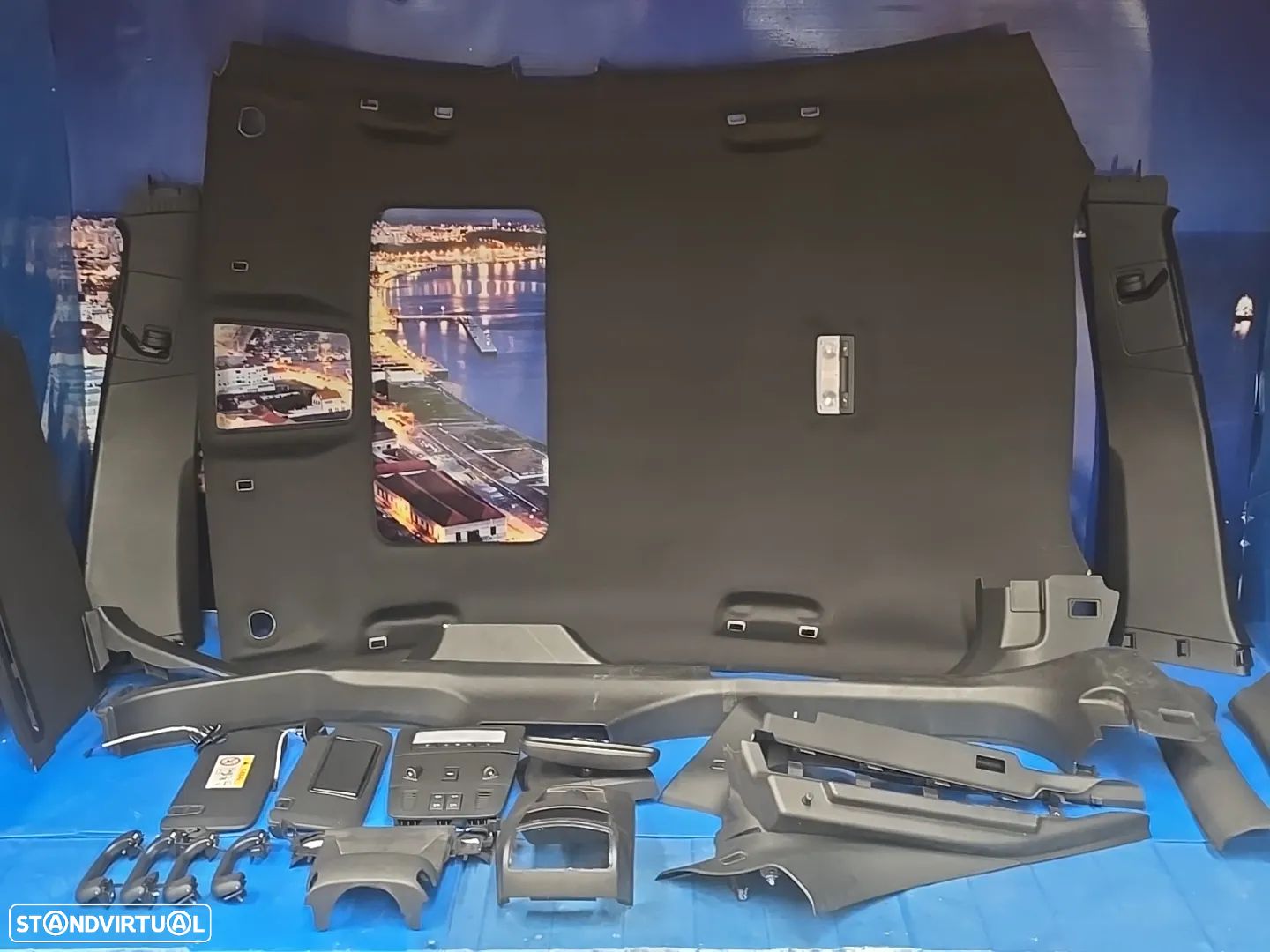 Foora de tejadilho interior kit Sport preto para opel insignia hachback 2010+ - 1