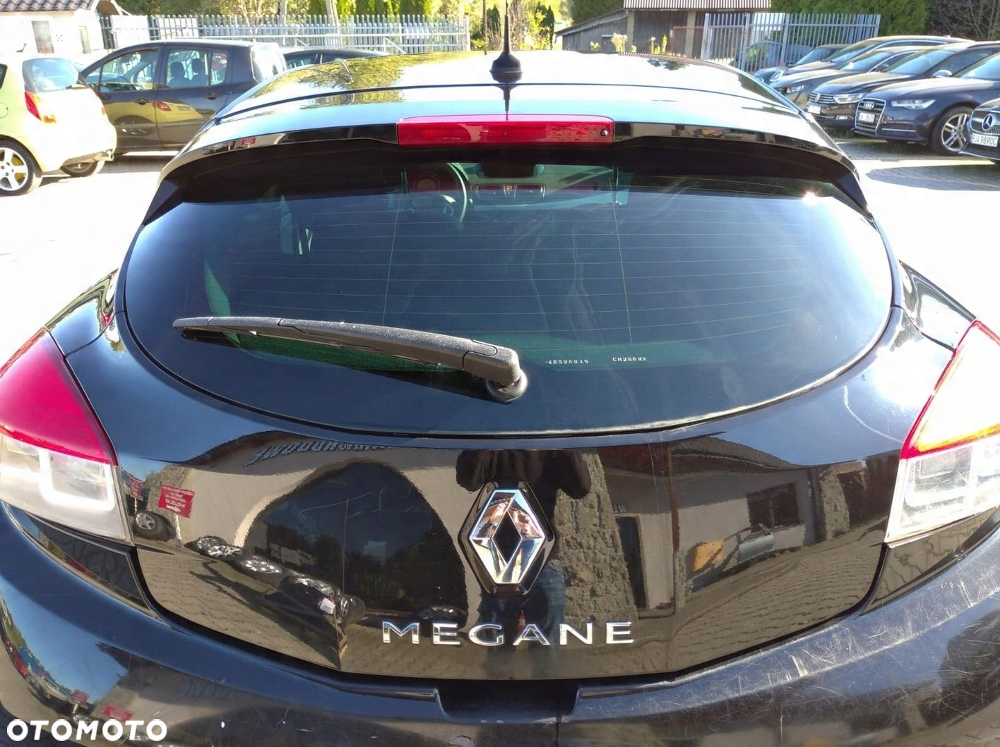 RENAULT MEGANE 3 III COUPE KLAPA POKRYWA SZYBA BAGAŻNIKA TYŁ TYLNA TEGNE - 2