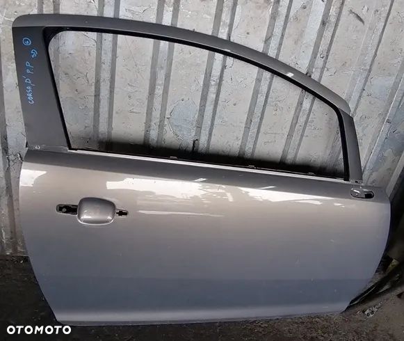 OPEL CORSA D 12r DRZWI PRAWY PRZÓD Z40W GOŁE - 1