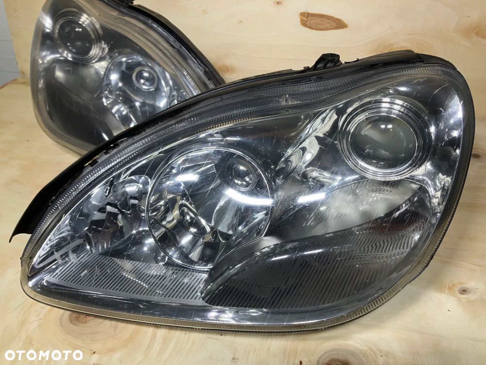 LAMPY PRZÓD MERCEDES W220 XENON LIFT LAMPA PRAWA LEWA BI XENON A2208202361 A2208202461 1309329087 PRZETWORNICA - 4