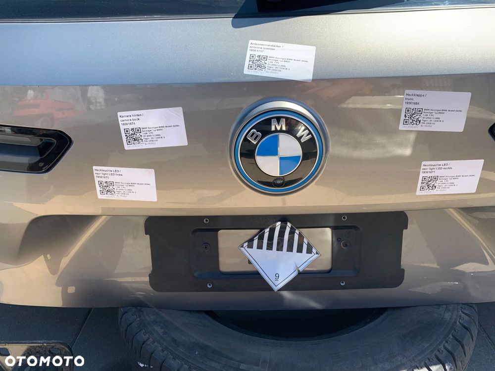 KOMPLETNY TYŁ KLAPA ZDERZAK LAMPY BELKA BMW IX I20 C4A OXIDE GREY II - 4