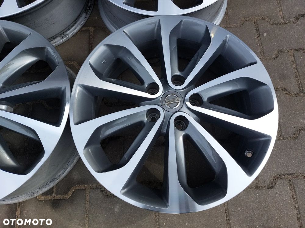 NISSAN QASHQAI J10 J11 FELGI ALUMINIOWE R18 6.5J ET40 5X114.3 ORYGINAŁ PROSTE ! - 3