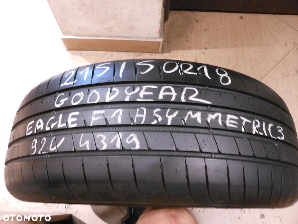 Opona pojedyńcza 215/50r18 goodyear eagle f1 asymmetric 3 7,3mm lato - 1